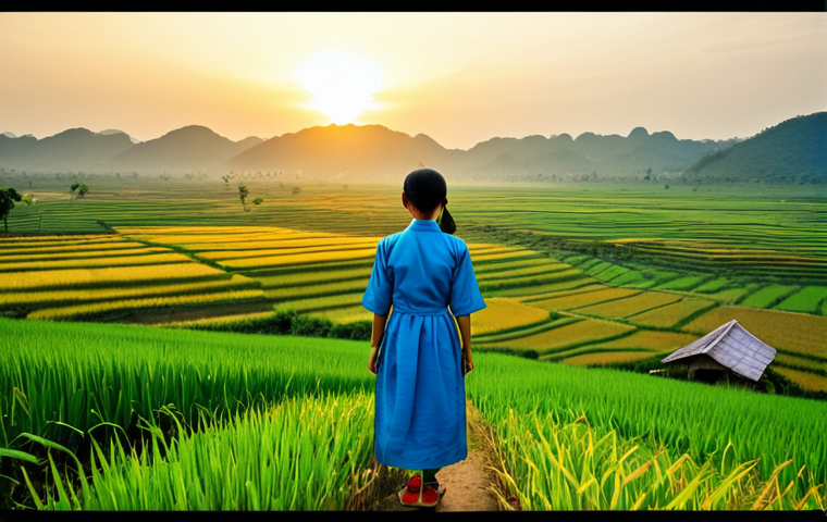 망막 질환 초기 증상 - **Prompt:** "A Vietnamese woman in her 40s, wearing professional attire (áo dài or business suit), s...