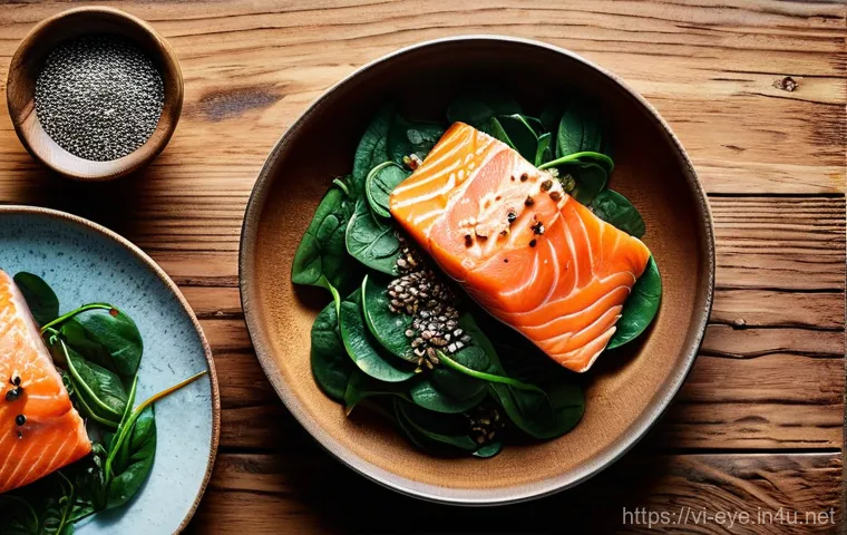 눈 피로 완화 방법 - **Prompt:** A serene, modern home office bathed in soft natural light. A young Vietnamese profession...